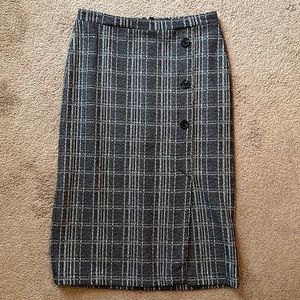 Plaid Banana Republic MIDI Skirt